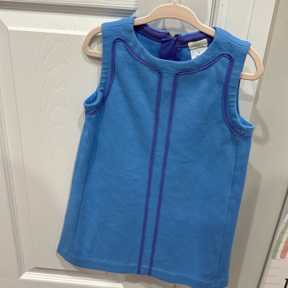 Crew cuts toddler 4t blue dress